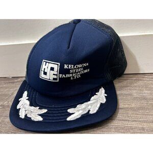 Kayjet Kelowna Steel Baseball Cap Men's Adjustable Size Logo Navy Blue